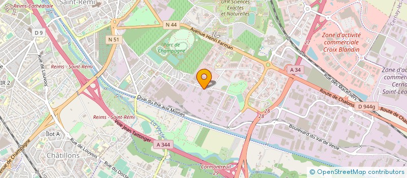 localisation de l'entreprise MONSIEUR BRUNO BOUILLEZ à REIMS