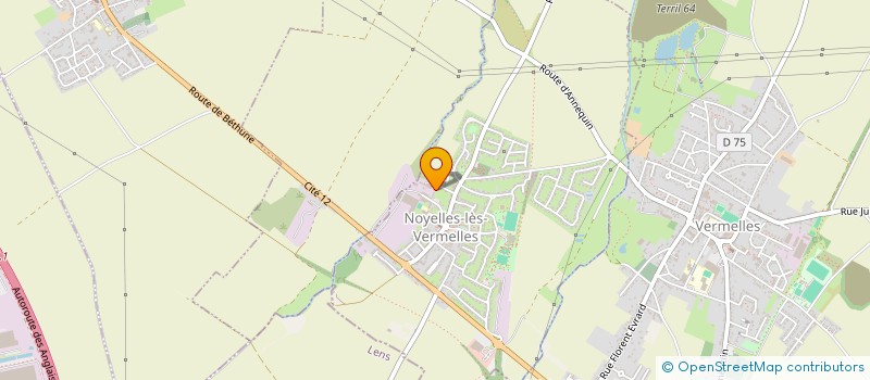 localisation de l'entreprise MONSIEUR BRUNO BOUIN  NOYELLES-LES-VERMELLES