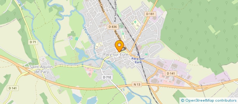 localisation de l'entreprise MONSIEUR BRUNO BOULANGER  PACY-SUR-EURE