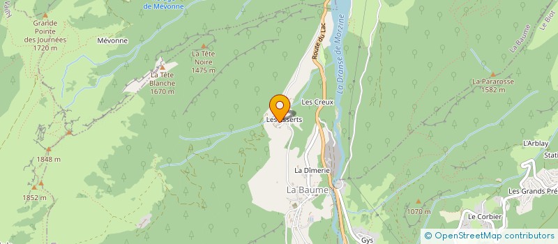 localisation de l'entreprise MONSIEUR BRUNO BOULANGER  SAINT-JEAN-D'AULPS