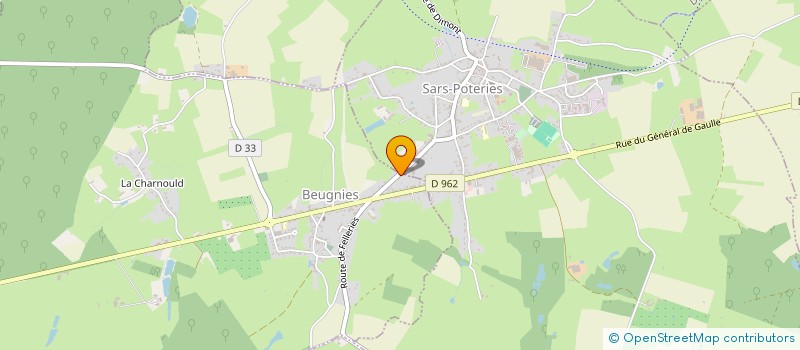 localisation de l'entreprise MONSIEUR BRUNO BOULANGER  BEUGNIES