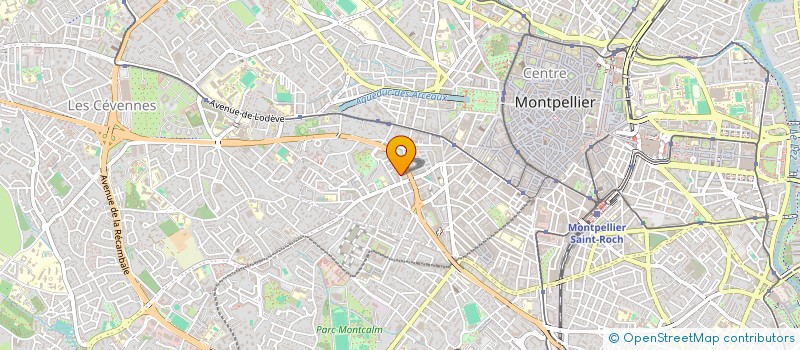 localisation de l'entreprise MONSIEUR BRUNO BOURACHDENE à MONTPELLIER