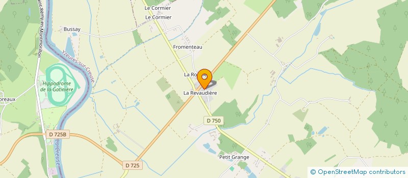 localisation de l'entreprise MONSIEUR BRUNO BOURBON  YZEURES-SUR-CREUSE