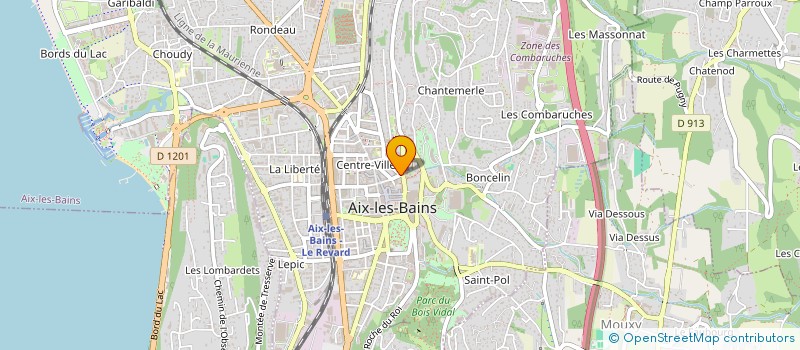 localisation de l'entreprise MONSIEUR BRUNO BOURDIN  AIX-LES-BAINS