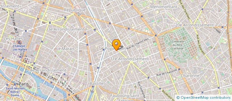 localisation de l'entreprise MONSIEUR BRUNO BOURG  PARIS