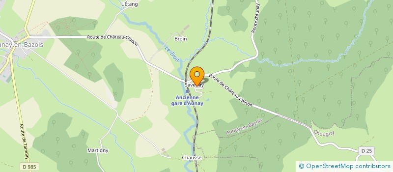 localisation de l'entreprise MONSIEUR BRUNO BOURGUIGNON  AUNAY-EN-BAZOIS