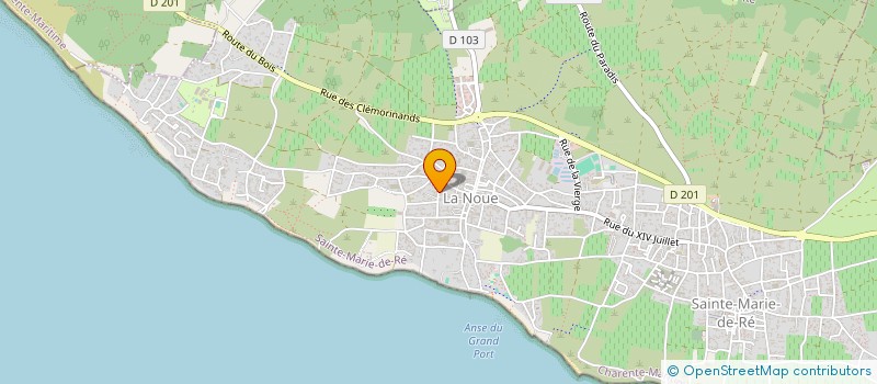 localisation de l'entreprise MONSIEUR BRUNO BOURIEAU  SAINTE-MARIE-DE-RE