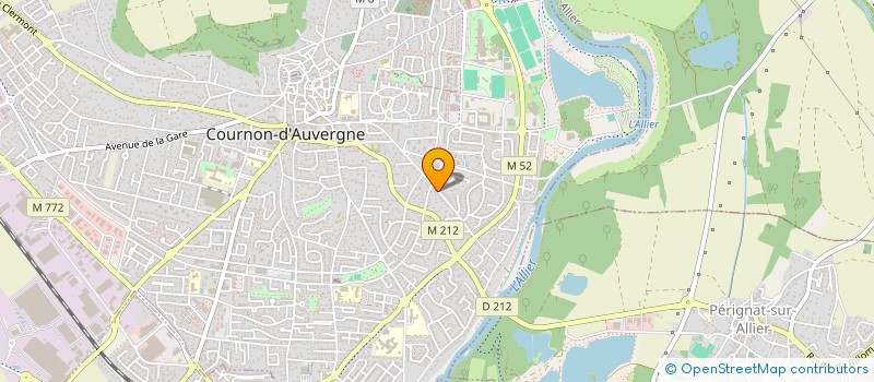 localisation de l'entreprise MONSIEUR BRUNO BOURNEL  COURNON-D'AUVERGNE