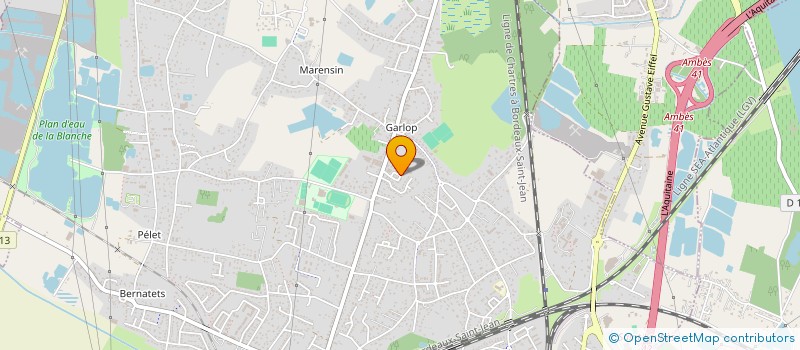 localisation de l'entreprise MONSIEUR BRUNO BOURROUSSE  AMBARES-ET-LAGRAVE