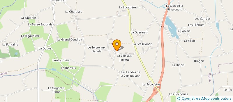 localisation de l'entreprise MONSIEUR BRUNO BOUTEVILLE à PIPRIAC
