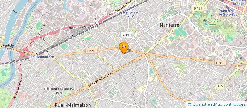 localisation de l'entreprise MONSIEUR BRUNO BOUTRY à NANTERRE