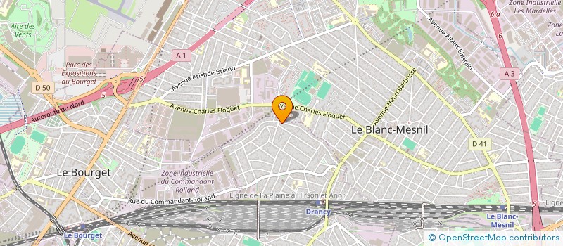 localisation de l'entreprise MONSIEUR BRUNO BOUVART à DRANCY