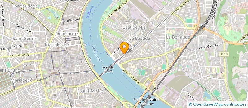 localisation de l'entreprise MONSIEUR BRUNO BOUYER  BORDEAUX