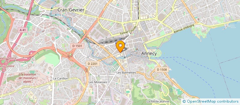 localisation de l'entreprise MONSIEUR BRUNO BRASSART  ANNECY