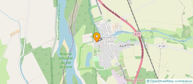 localisation de l'entreprise MONSIEUR BRUNO BRECHOIRE  MESVES-SUR-LOIRE