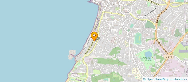 localisation de l'entreprise MONSIEUR BRUNO BREHIER à BIARRITZ