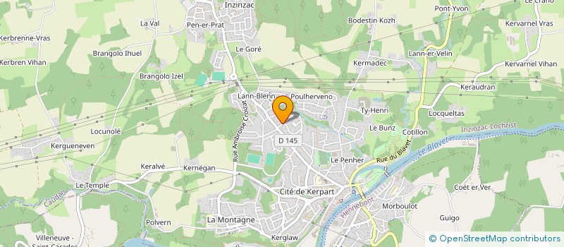 localisation de l'entreprise MONSIEUR BRUNO BRIAND à INZINZAC-LOCHRIST