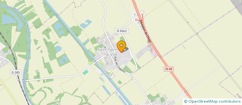 localisation de l'entreprise MONSIEUR BRUNO BRIDANNE  SAINT-GERMAIN-LA-VILLE