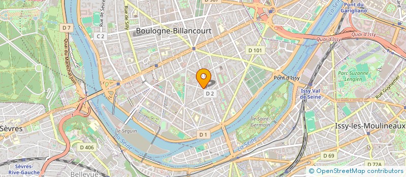 localisation de l'entreprise MONSIEUR BRUNO BRILLET  BOULOGNE-BILLANCOURT