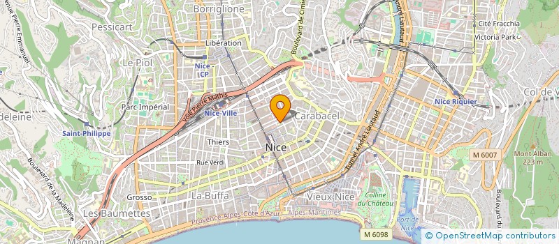 localisation de l'entreprise MONSIEUR BRUNO BRISBARE à NICE