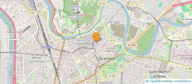 localisation de l'entreprise MONSIEUR BRUNO BROCHIER  GRENOBLE