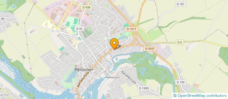 localisation de l'entreprise MONSIEUR BRUNO BROGNIARD  PERONNE