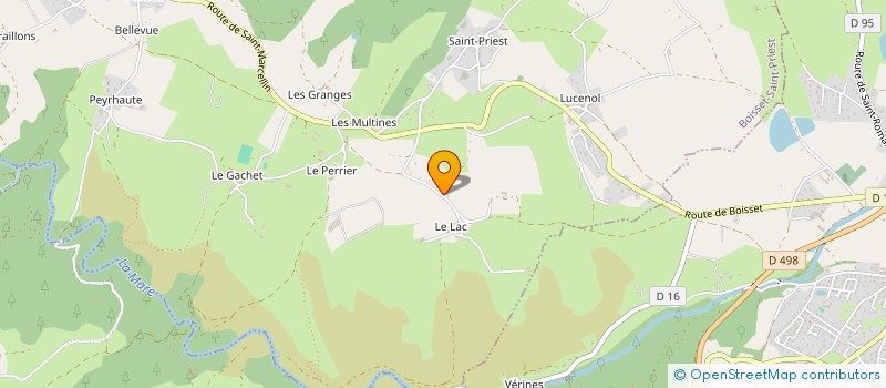 localisation de l'entreprise MONSIEUR BRUNO BROSSIER  SOLEYMIEUX