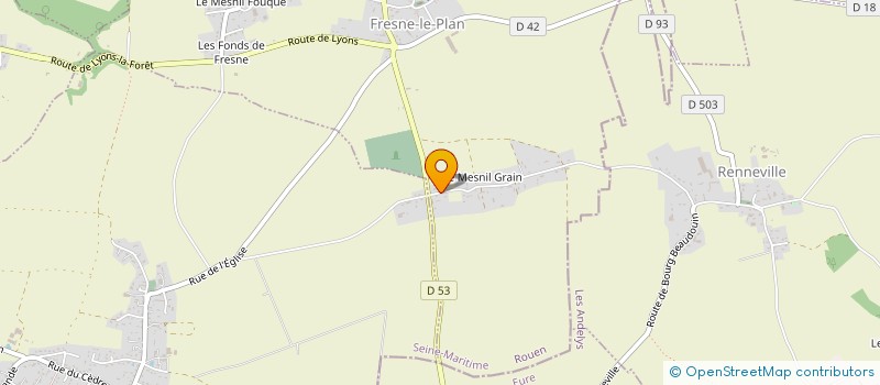 localisation de l'entreprise MONSIEUR BRUNO BROUARD à FRESNE-LE-PLAN