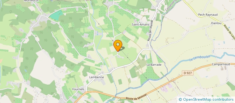 localisation de l'entreprise MONSIEUR BRUNO BRUGEL  MOISSAC