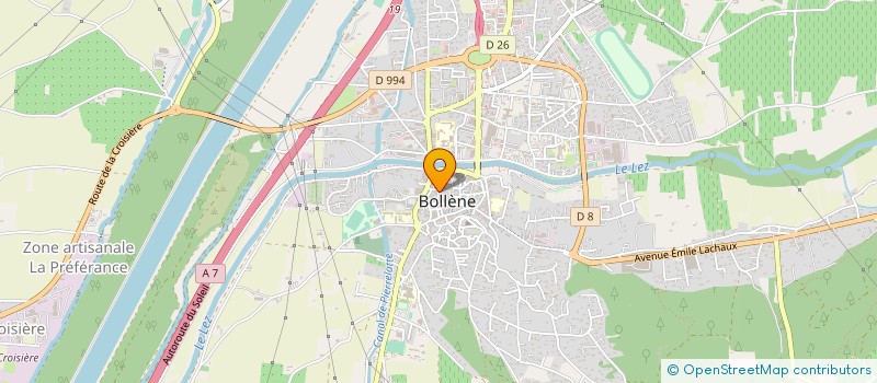 localisation de l'entreprise MONSIEUR BRUNO BRUNEL à BOLLENE