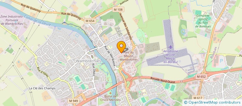 localisation de l'entreprise MONSIEUR BRUNO BRUNO  WAMBRECHIES