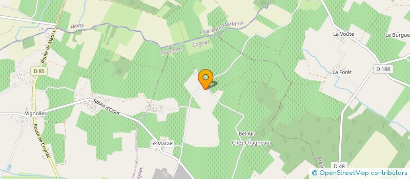 localisation de l'entreprise MONSIEUR BRUNO BRUNO JACOUPY à VAL-DE-COGNAC