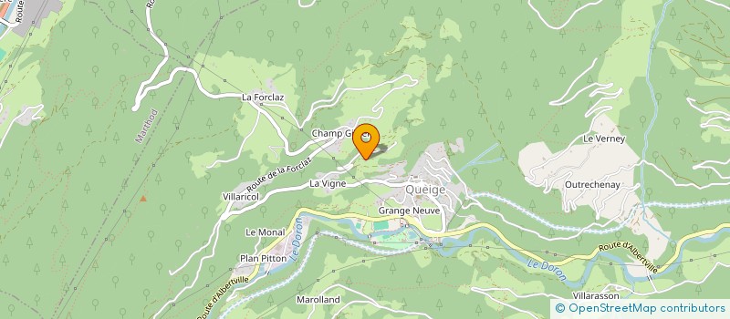 localisation de l'entreprise MONSIEUR BRUNO BUGAND-BUGANDET  QUEIGE