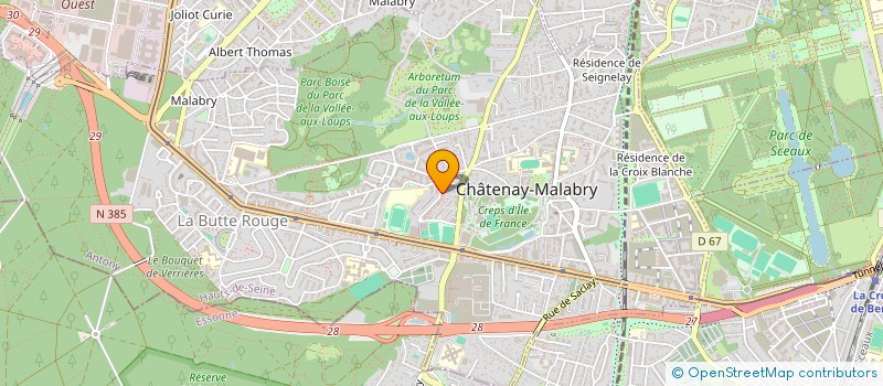 localisation de l'entreprise MONSIEUR BRUNO BUISSON à CHATENAY-MALABRY