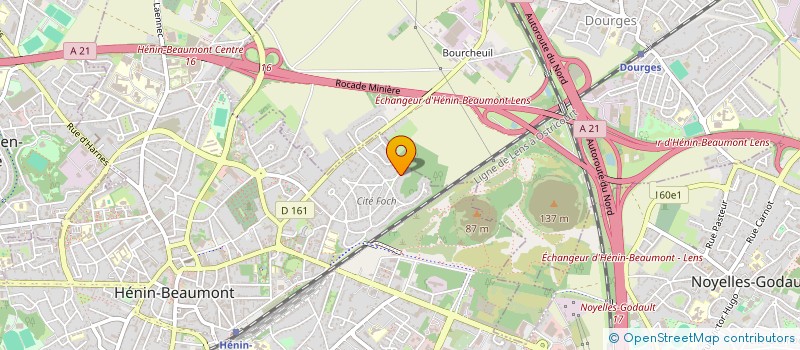 localisation de l'entreprise MONSIEUR BRUNO BULTEZ à HENIN-BEAUMONT