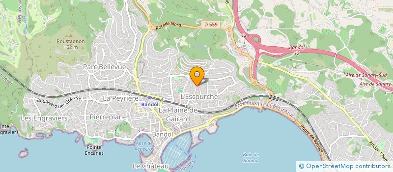 localisation de l'entreprise MONSIEUR BRUNO BUONACORE  BANDOL