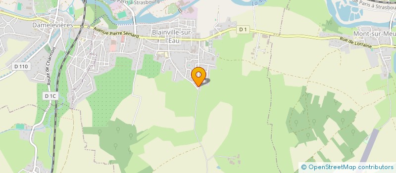 localisation de l'entreprise MONSIEUR BRUNO BUREAU  BLAINVILLE-SUR-L'EAU