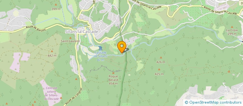 localisation de l'entreprise MONSIEUR BRUNO BUSCQUA  SILLANS-LA-CASCADE