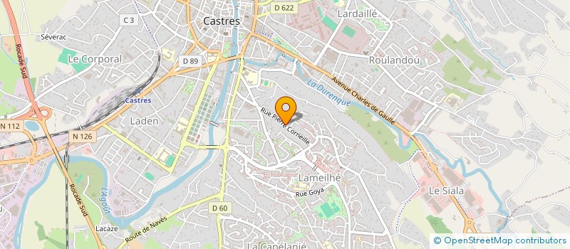 localisation de l'entreprise MONSIEUR BRUNO CABROL  CASTRES