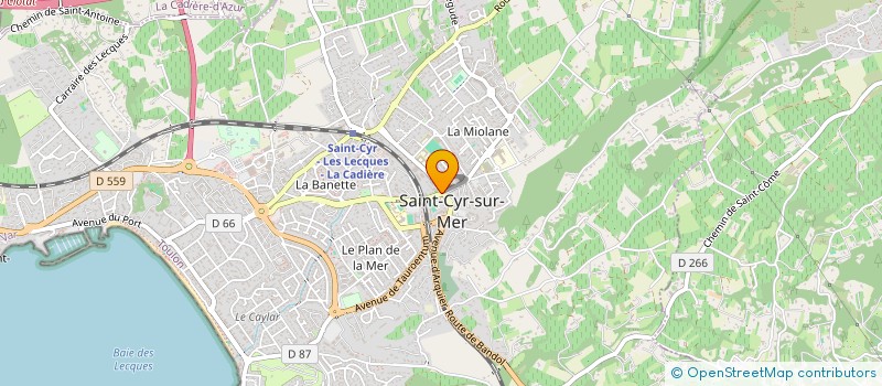 localisation de l'entreprise MONSIEUR BRUNO CADOUR à SAINT-CYR-SUR-MER