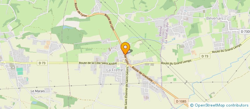 localisation de l'entreprise MONSIEUR BRUNO CAHUZAC  LA FRETTE