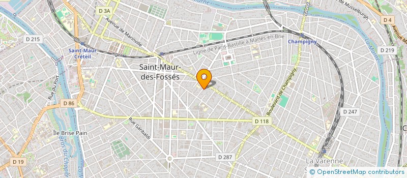 localisation de l'entreprise MONSIEUR BRUNO CAILLARD à SAINT-MAUR-DES-FOSSES