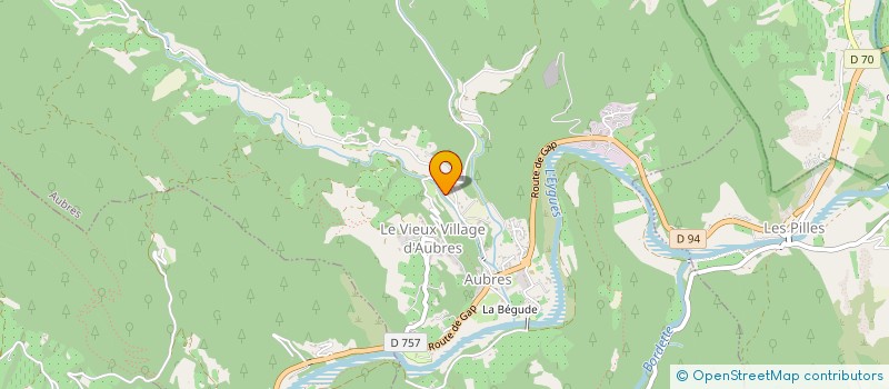 localisation de l'entreprise MONSIEUR BRUNO CALU  AUBRES