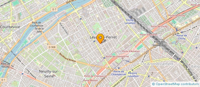 localisation de l'entreprise MONSIEUR BRUNO CALUI à LEVALLOIS-PERRET