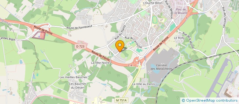 localisation de l'entreprise MONSIEUR BRUNO CAMEREL à BOUGUENAIS