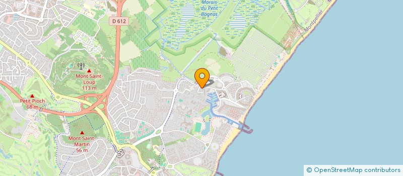 localisation de l'entreprise MONSIEUR BRUNO CAMPEAUX  AGDE