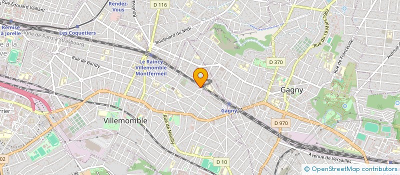 localisation de l'entreprise MONSIEUR BRUNO CAMPOS à VILLEMOMBLE