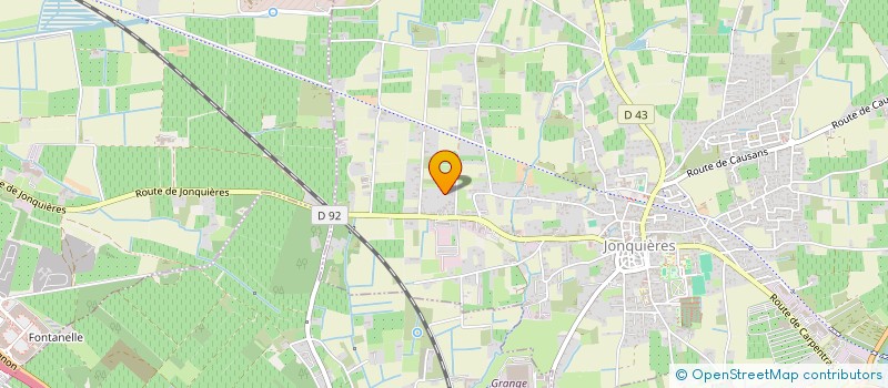 localisation de l'entreprise MONSIEUR BRUNO CANEL  JONQUIERES