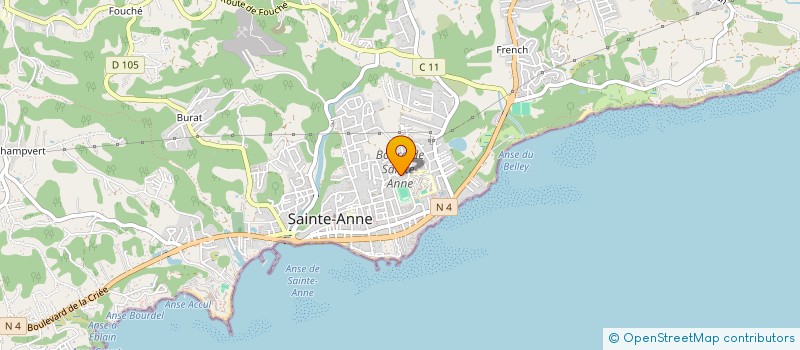 localisation de l'entreprise MONSIEUR BRUNO CANET à SAINTE-ANNE