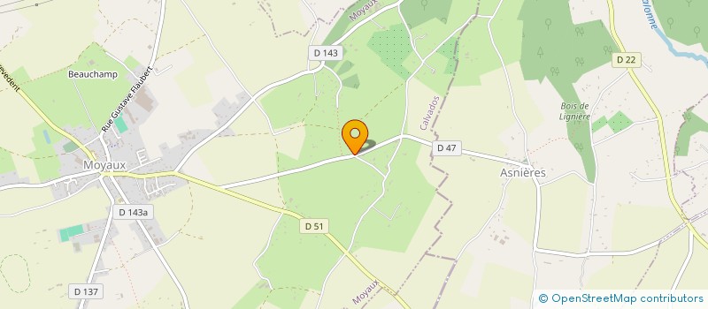 localisation de l'entreprise MONSIEUR BRUNO CANGINI  MOYAUX